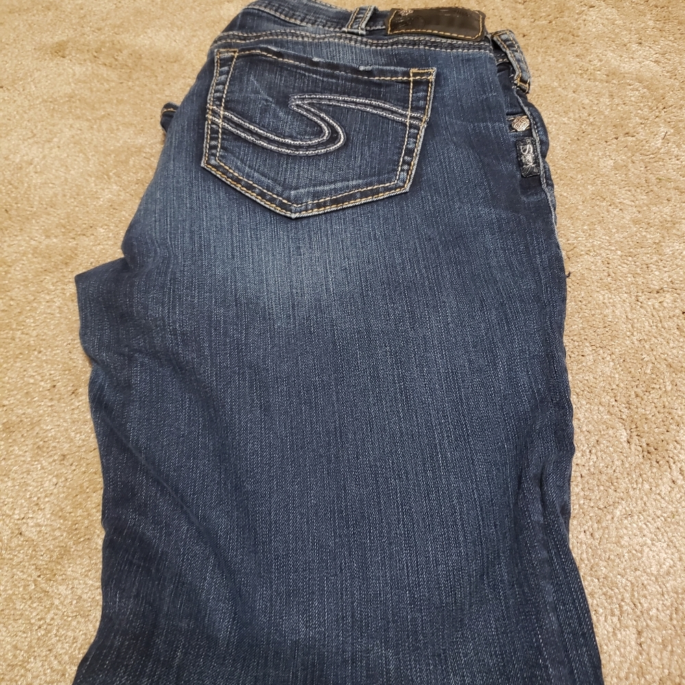Silver jeans